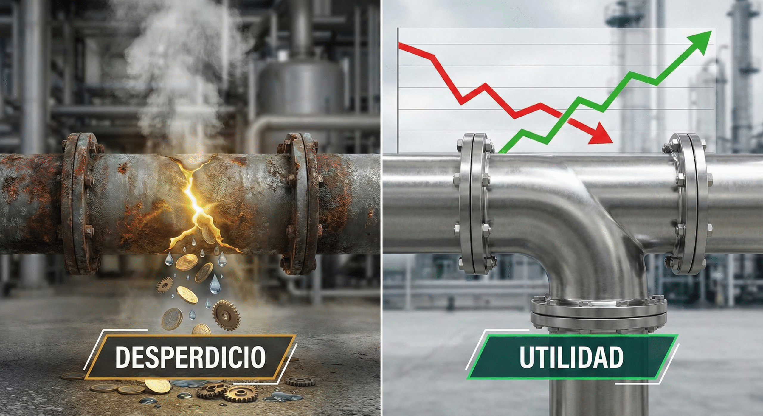 Gráfico de análisis de costos industriales